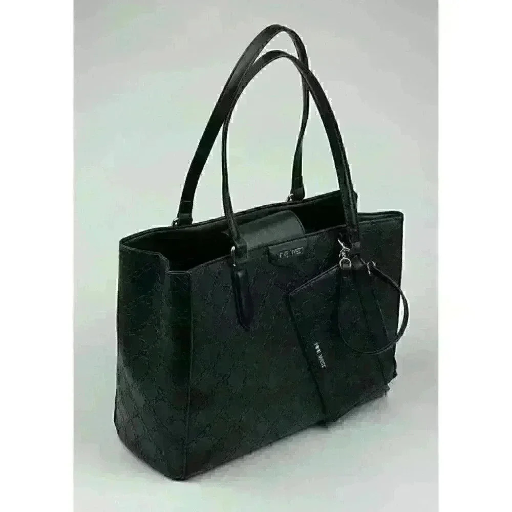 NEW! Nine West Women's Tote Bag with Key Chain - Picture 4 of 4